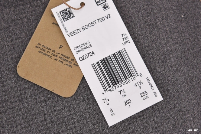 Boost Yeezy ADIDAS 700 GZ0724 V2 'Mauve' 1011